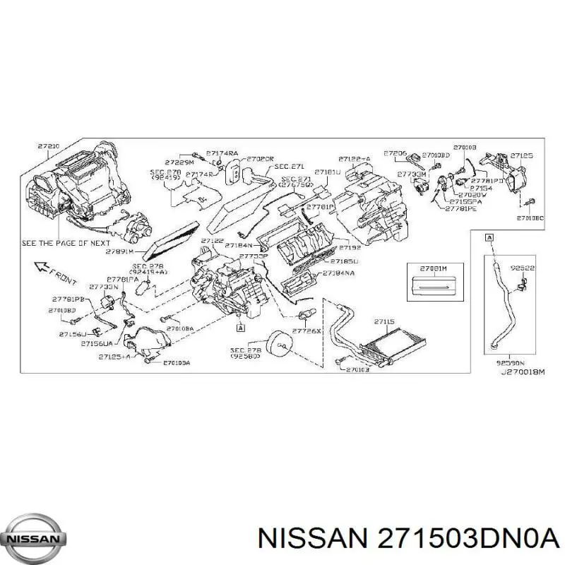  271503DN0A Nissan