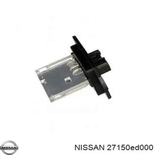 Резистор (сопротивление) вентилятора печки (отопителя салона) Nissan 27150ED000