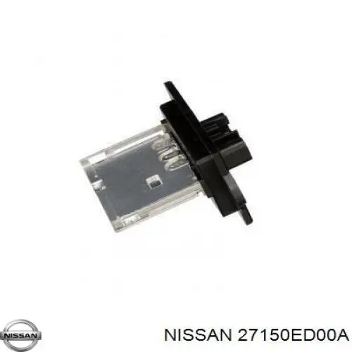 Резистор (сопротивление) вентилятора печки (отопителя салона) на Nissan Tiida LATIO ASIA 