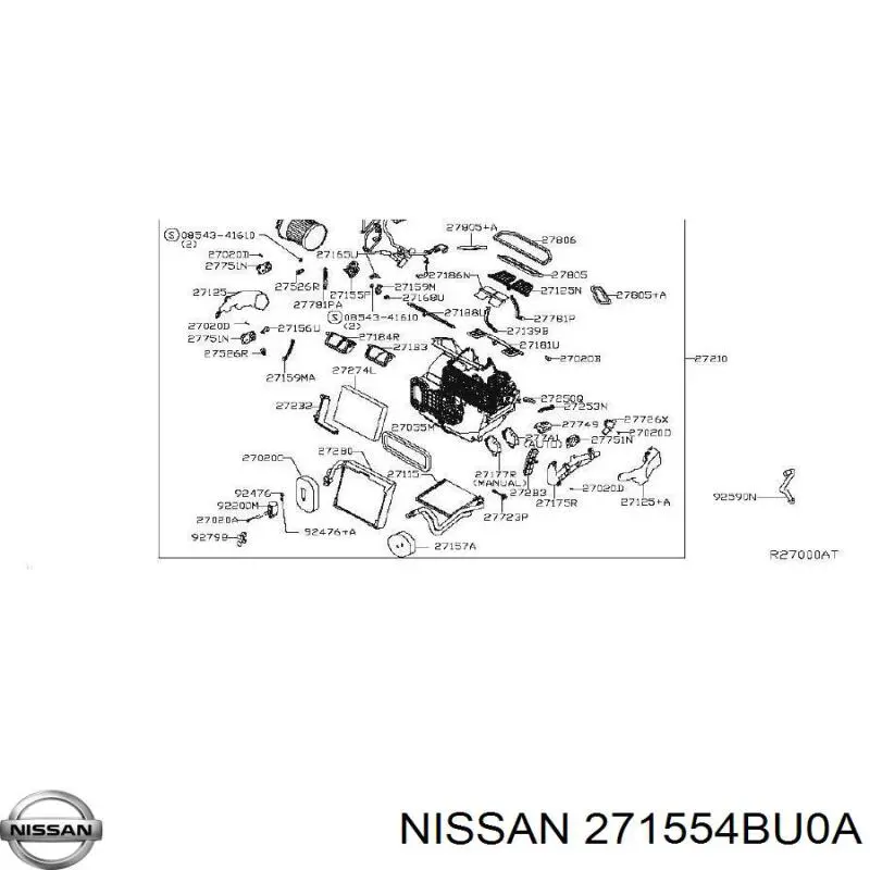  271554BU0A Nissan/Infiniti