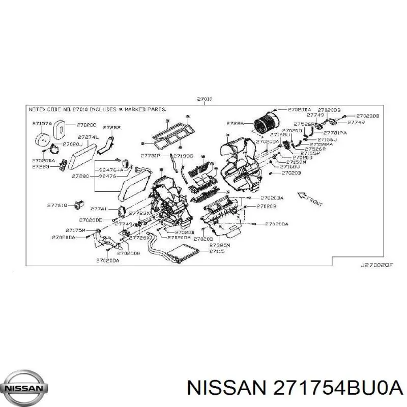 271754BU0A Nissan/Infiniti 