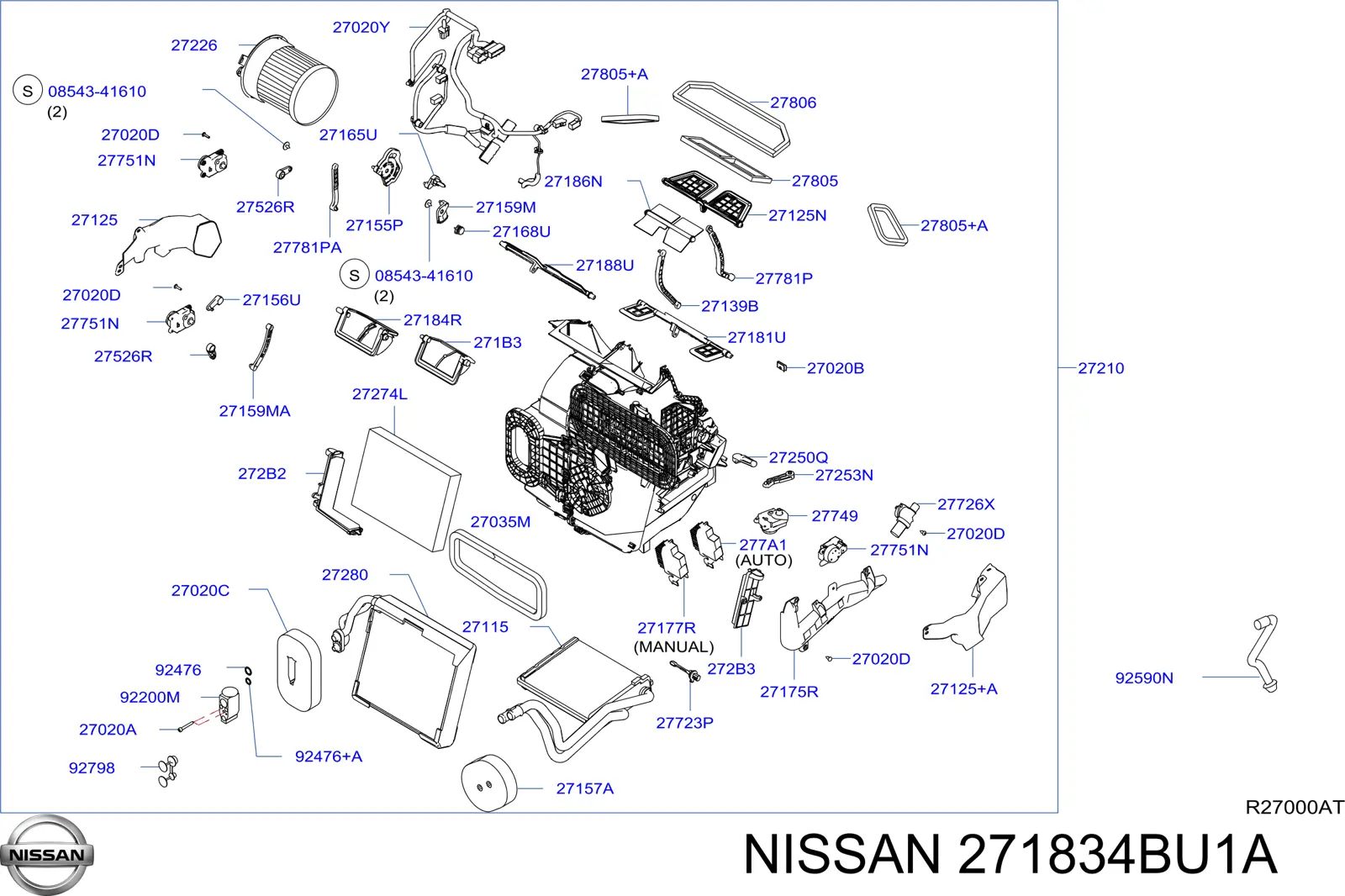  271834BU1A Nissan/Infiniti