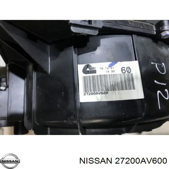 Motor de ventilador de forno (de aquecedor de salão) Nissan Almera preço, a partir de 38,12 USD