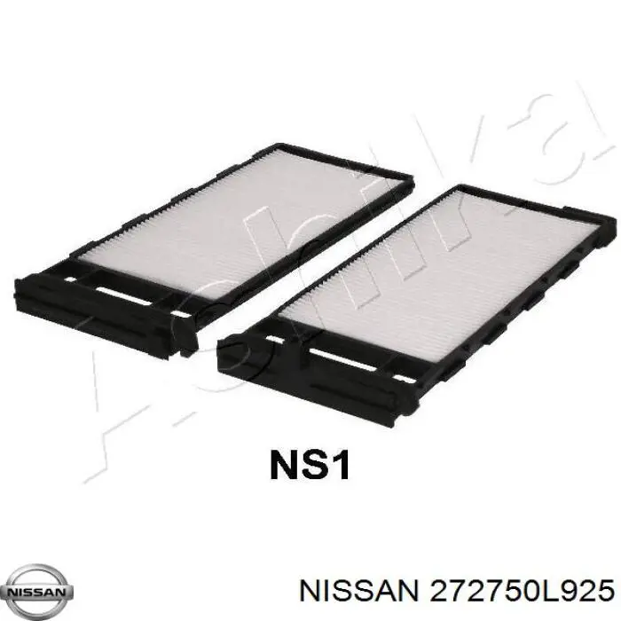 Фильтр воздушный отопителя Nissan/Infiniti 272750L925 цена, от 17.31 USD