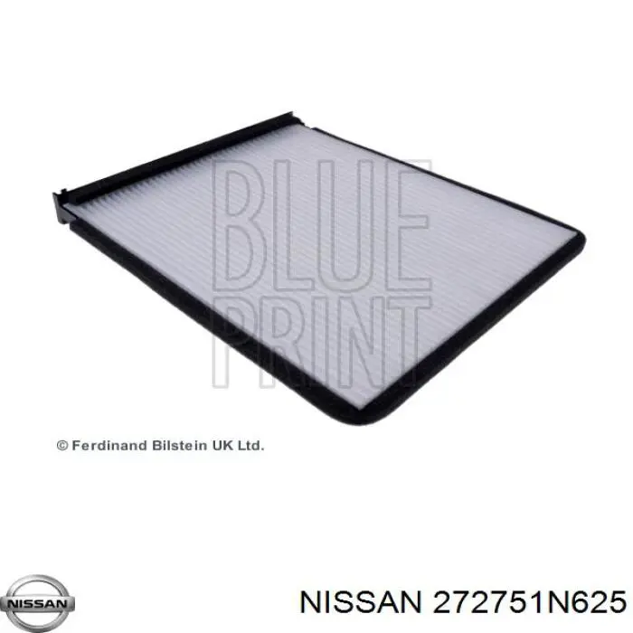 Фильтр воздушный отопителя Nissan/Infiniti 272751N625 цена, от 8.43 USD