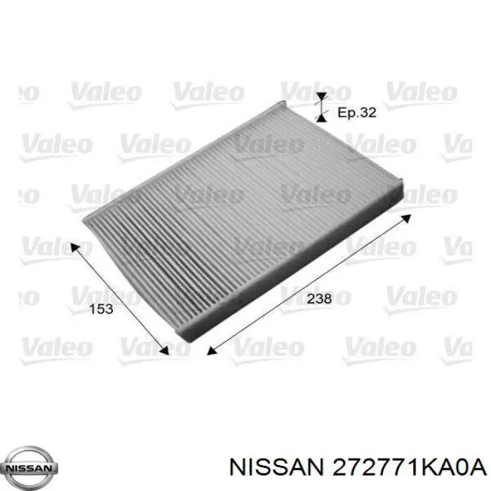 Фильтр воздушный отопителя Nissan/Infiniti 272771KA0A цена, от 3.81 USD