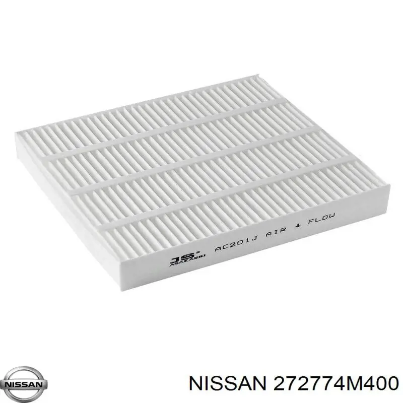 Воздушный фильтр салона Nissan/Infiniti 272774M400