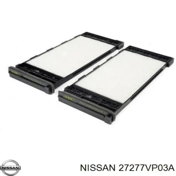 Фильтр воздушный отопителя Nissan/Infiniti 27277VP03A цена, от 7.90 USD