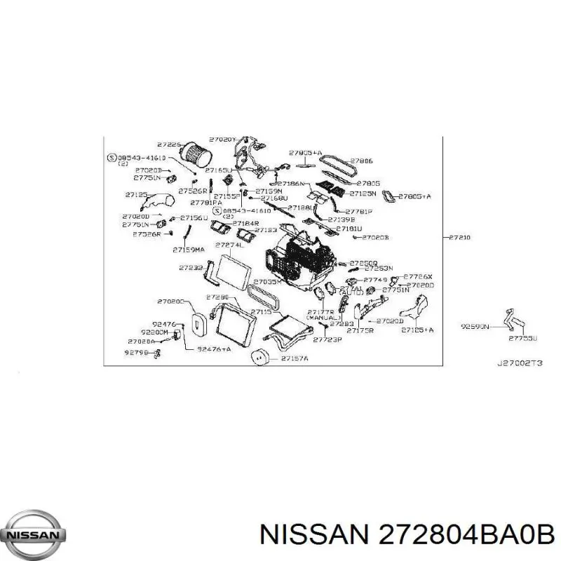 272804BA0B Nissan 