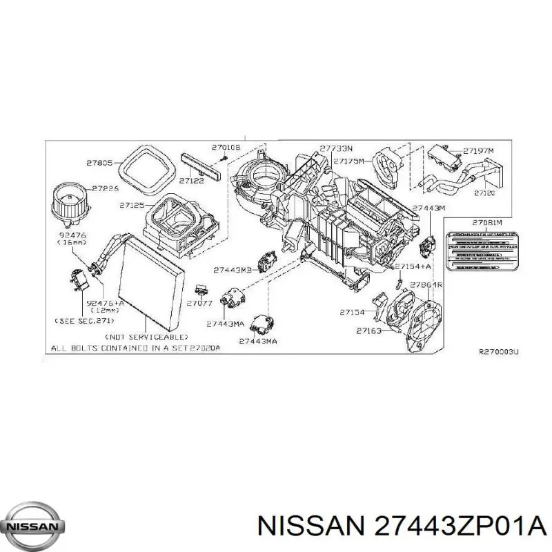 27443ZP01A Nissan 