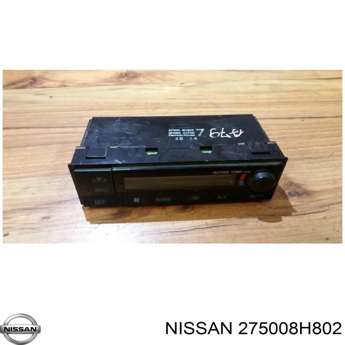 275008H802 Nissan блок управления режимами отопления/кондиционирования
