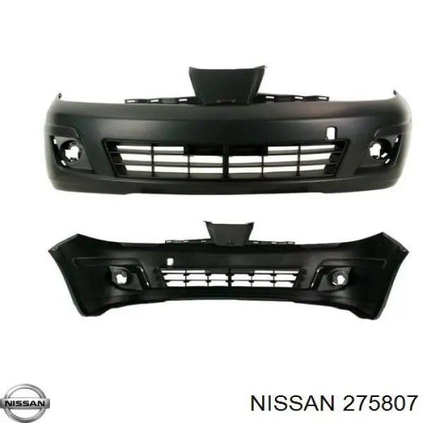 Передний бампер 275807 Nissan