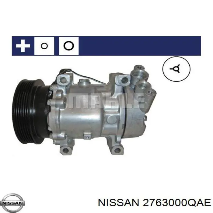 Компрессор кондиционера 2763000QAE Nissan