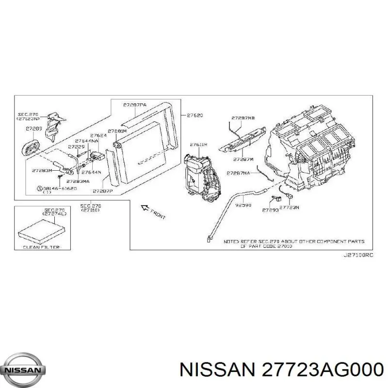 27723AG000 Nissan 