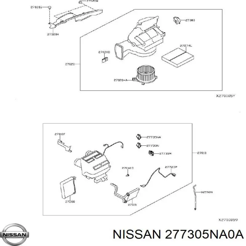  277305NA0A Nissan