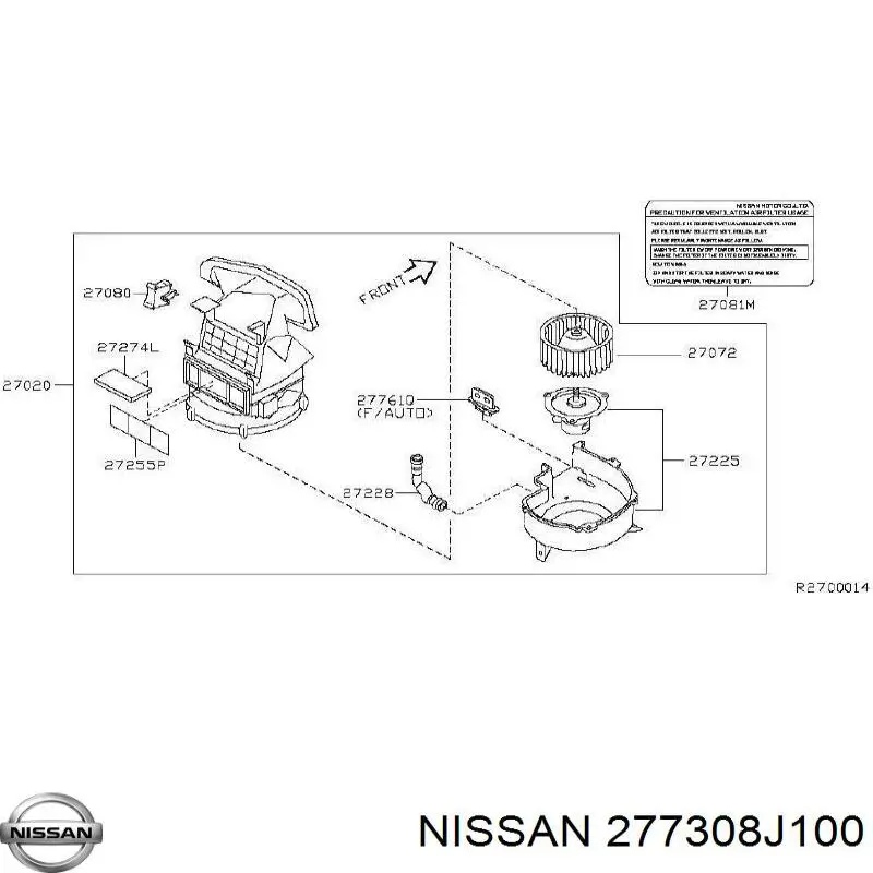 277308J100 Nissan/Infiniti 
