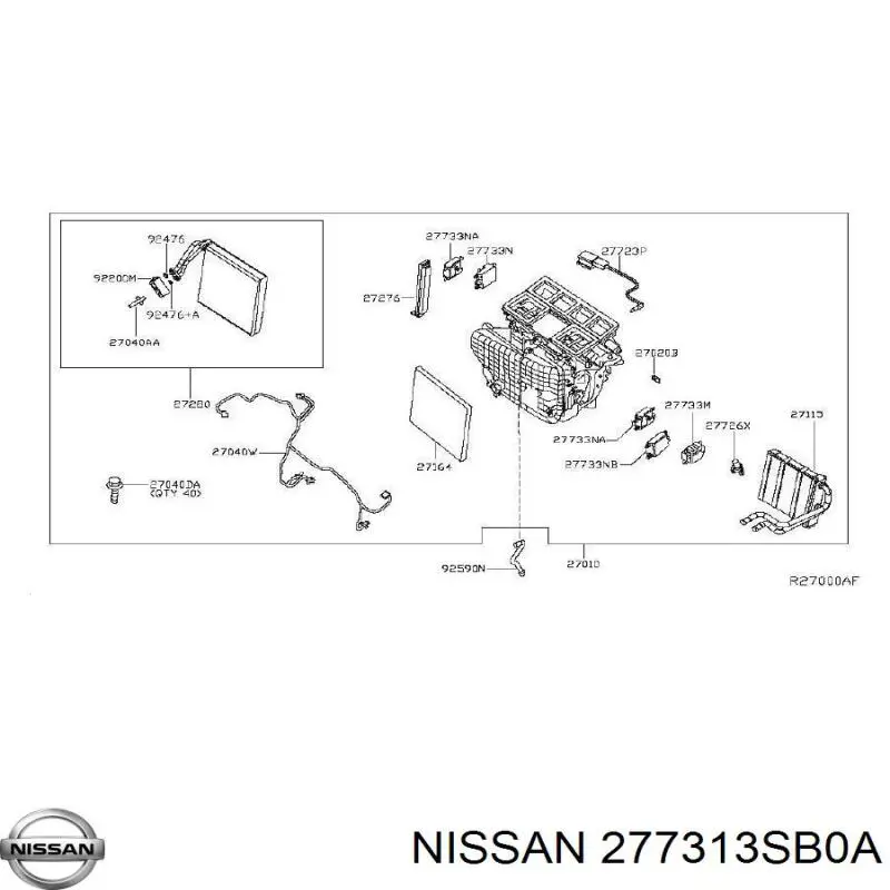  277313SB0A Nissan/Infiniti