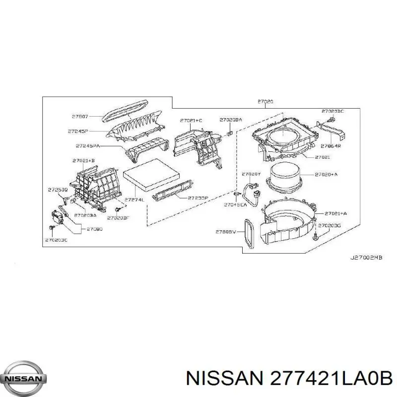  277421LA0B Nissan