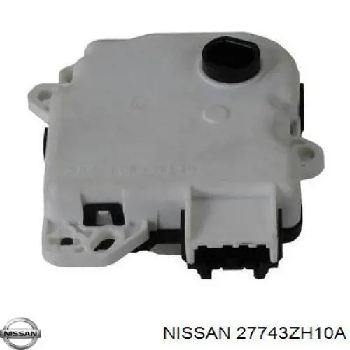 Привод заслонки печки на Nissan Pathfinder R51M