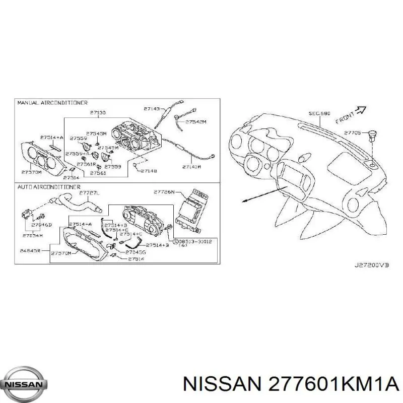  277601KM1A Nissan