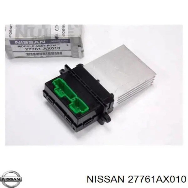 Резистор (сопротивление) вентилятора печки (отопителя салона) Nissan 27761AX010
