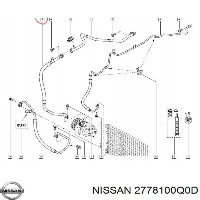 2778100Q0D Nissan 