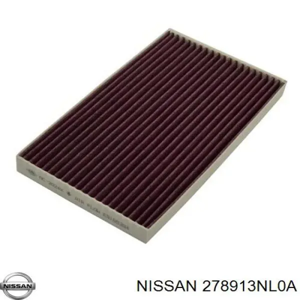 Фильтр воздушный отопителя Nissan/Infiniti 278913NL0A цена, от 2.67 USD