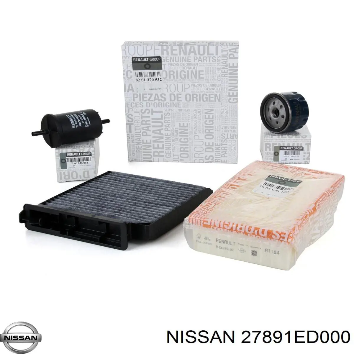 Купить 27891ED000 Nissan/Infiniti Фильтр салона угольный