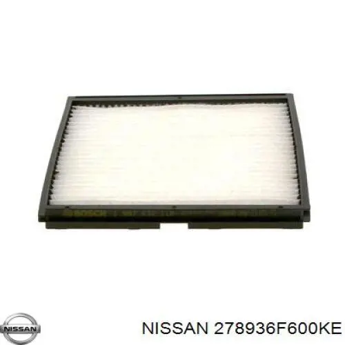 Фильтр воздушный отопителя Nissan/Infiniti 278936F600KE цена, от 7.76 USD