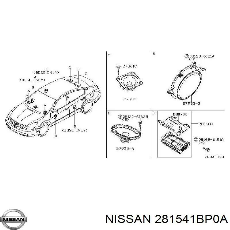  281541BP0A Nissan