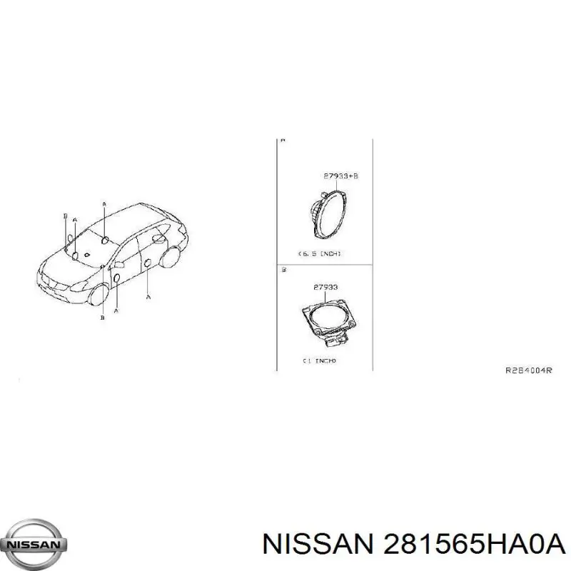  281565HA0A Nissan