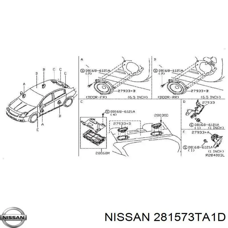  Nissan/Infiniti 281573TA1D цена, от 6.33 USD