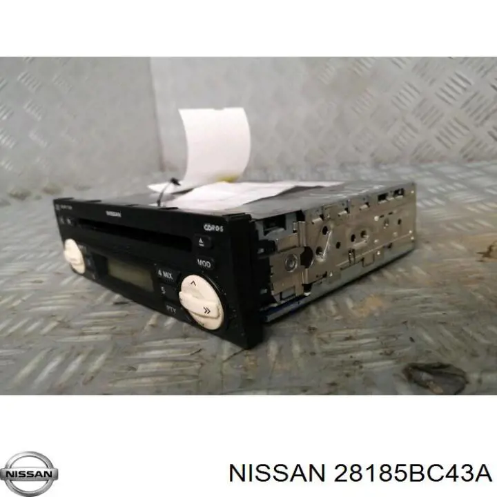 Магнитола (радио AM/FM) Nissan/Infiniti 28185BC43A цена, от 10.92 USD