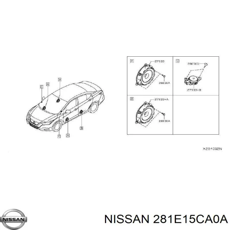 281E15CA0A Nissan/Infiniti 