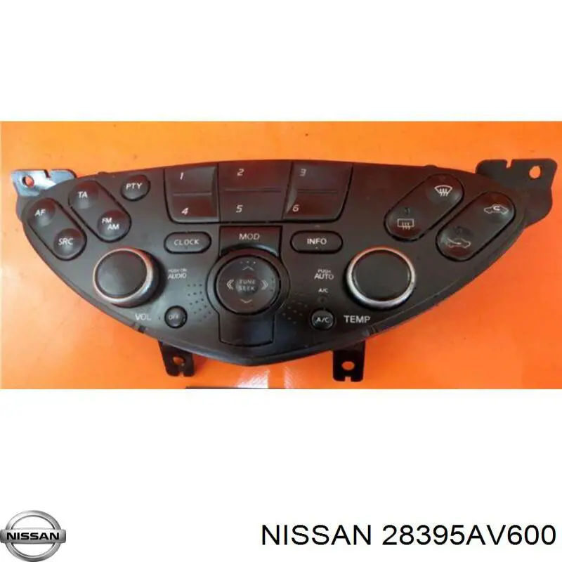 28395AV600 Nissan блок управления режимами отопления/кондиционирования