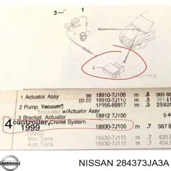 284373JA4A Nissan/Infiniti 