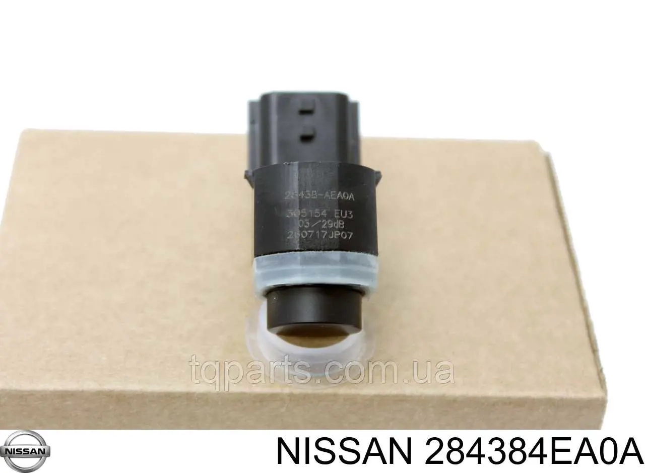 284384EA0B Nissan sensor de sinalização de estacionamento (sensor de estacionamento dianteiro/traseiro central)