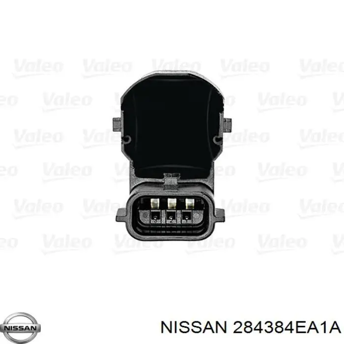 284384EA1A Nissan sensor de sinalização de estacionamento (sensor de estacionamento dianteiro/traseiro central)