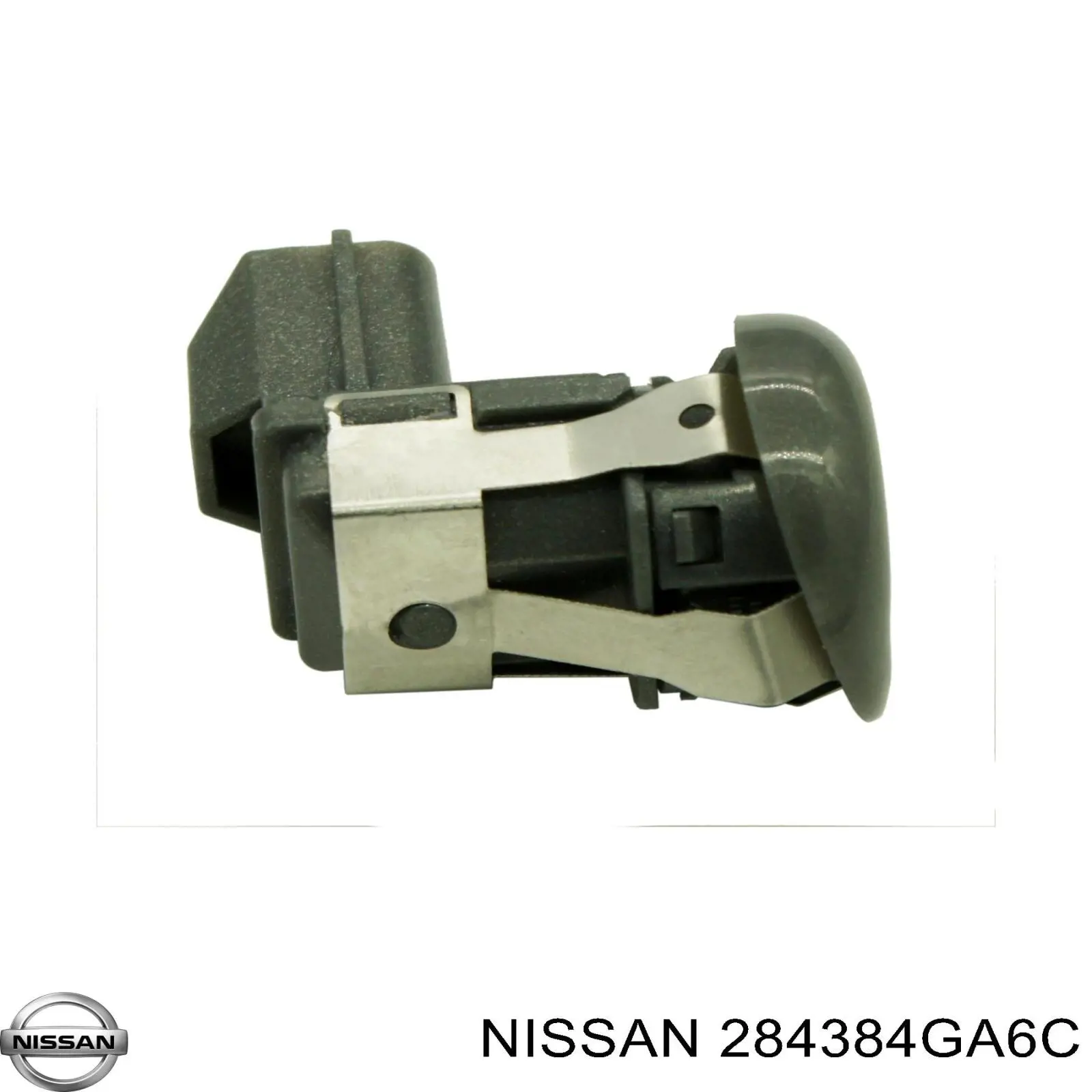 284384ga6c Nissan sensor traseiro de sinalização de estacionamento (sensor de estacionamento)