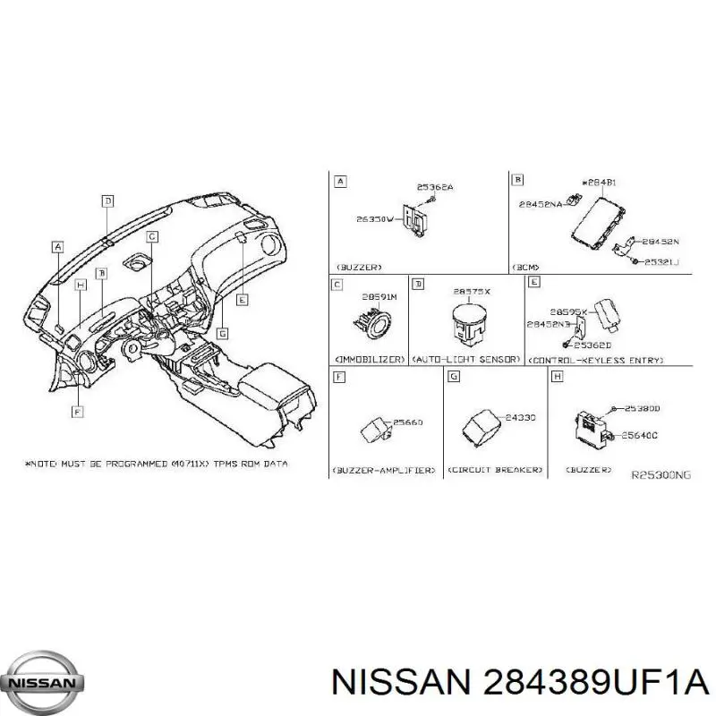 284389UF1A Nissan/Infiniti 