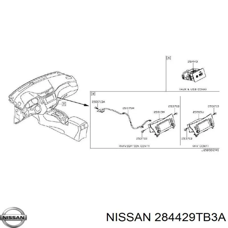 284429TB3A Nissan