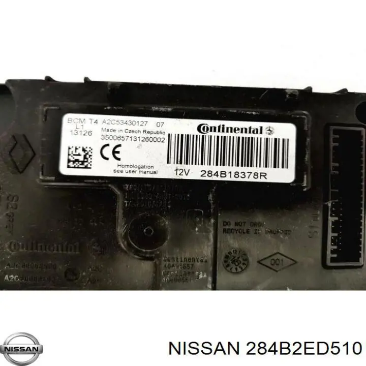 Nissan/Infiniti 284B2ED510 цена, от 24.24 USD