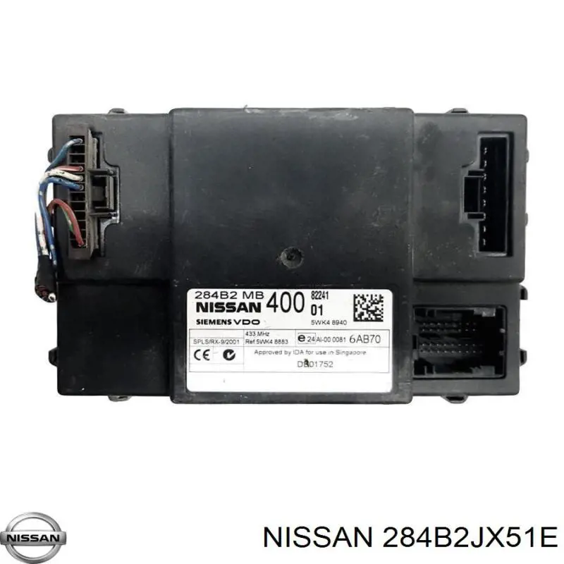 Купить 284B2JX51E Nissan/Infiniti Блок комфорта