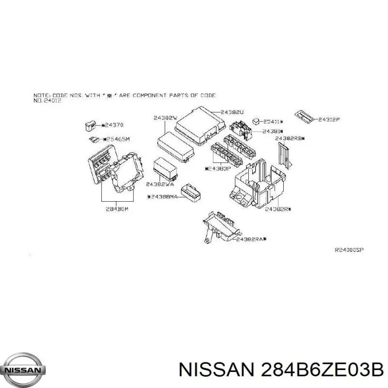 284B6ZE03B Nissan/Infiniti 