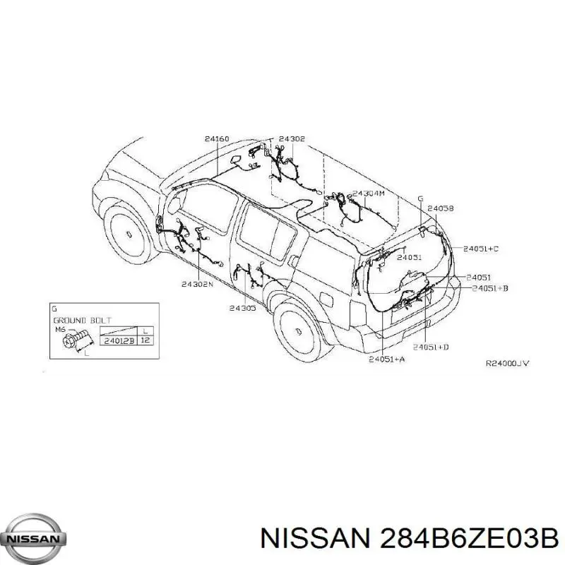  284B6ZE03B Nissan/Infiniti