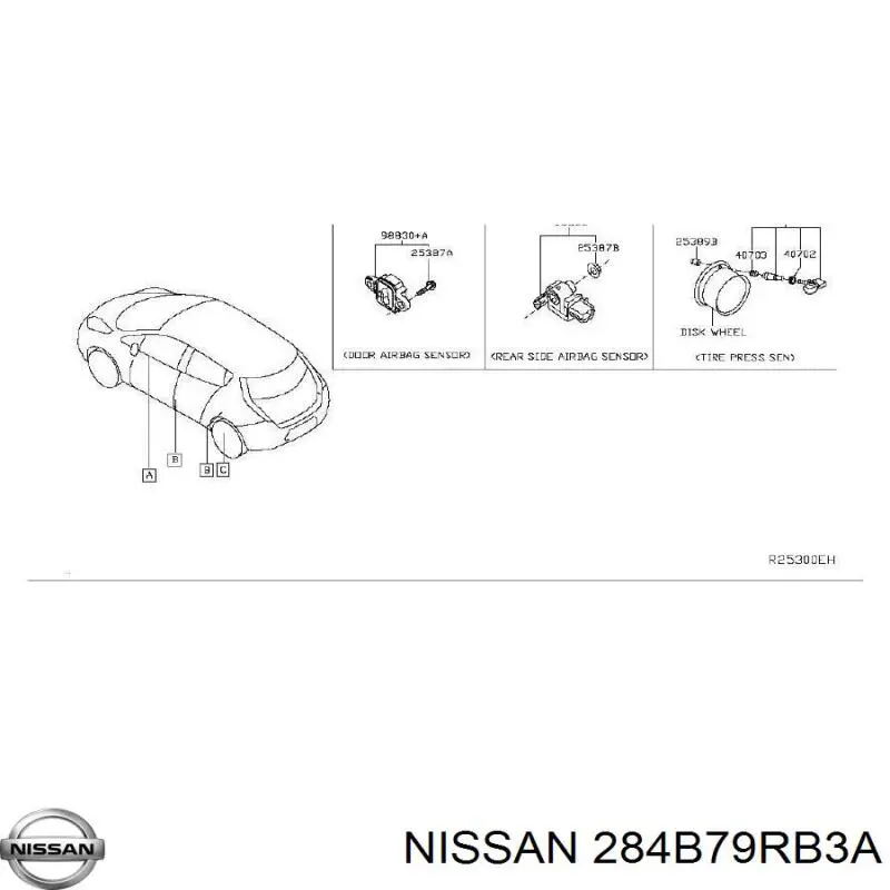284B79RB3A Nissan/Infiniti 