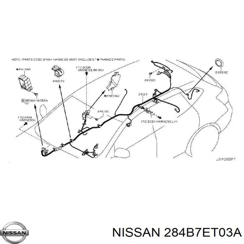 284B7ET01A Nissan/Infiniti 