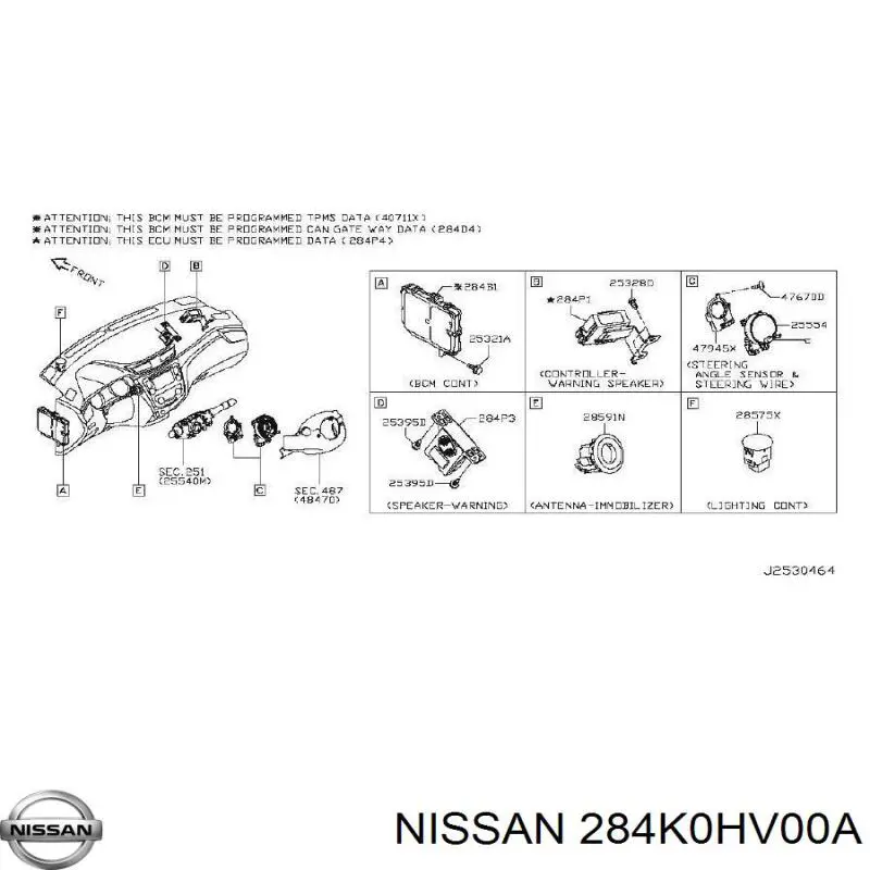 284K0HV00A Nissan/Infiniti 