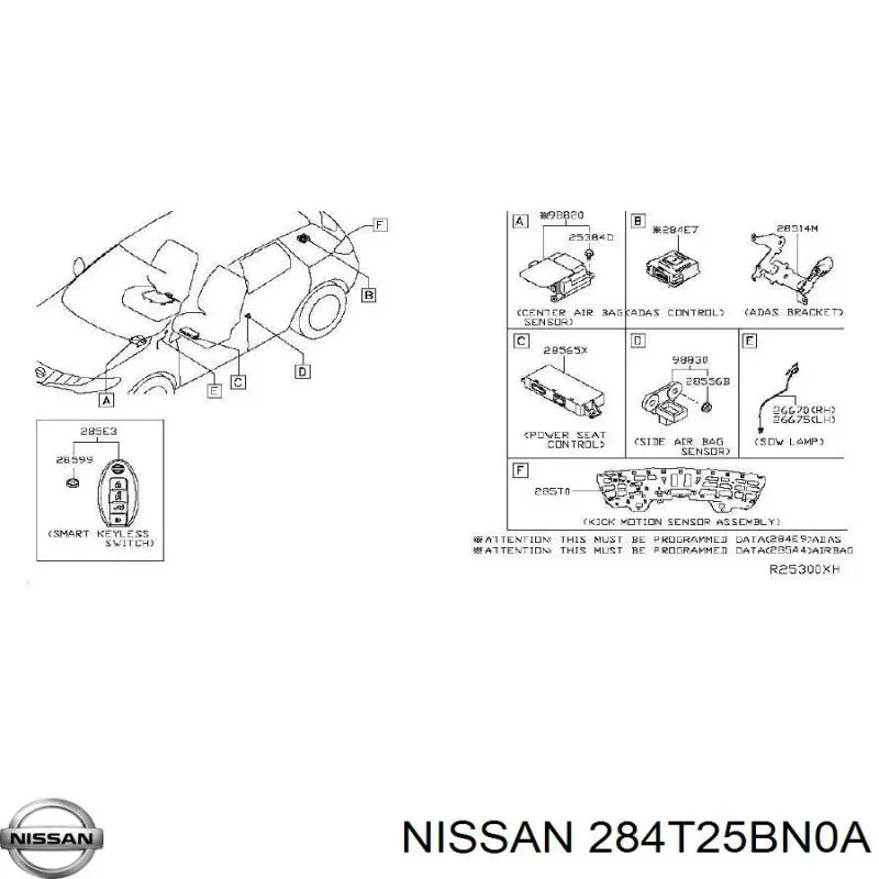  284T25BN0A Nissan