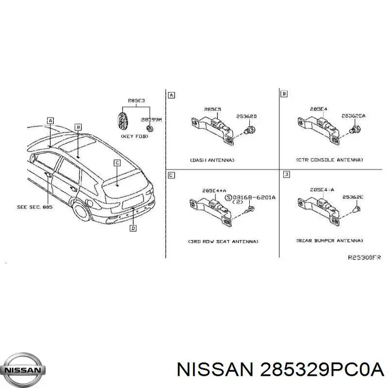 285329PC0A Nissan/Infiniti Модуль (блок ЭБУ) управления парктроником
